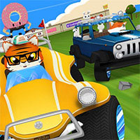 Игра Гонка мультяшных героев Игра Гонка мультяшных героев